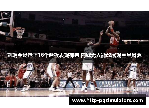 姚明全场抢下16个篮板表现神勇 内线无人能敌展现巨星风范