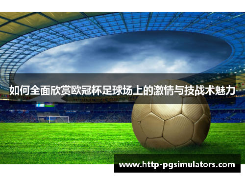 如何全面欣赏欧冠杯足球场上的激情与技战术魅力